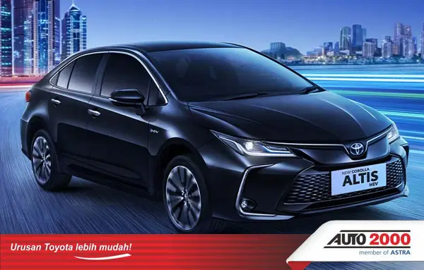 gambar front Corolla Altis Hybrid EV