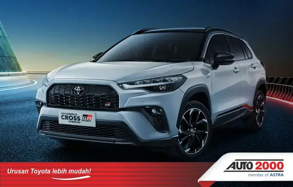 gambar front Corolla Cross Hybrid EV GR Sport