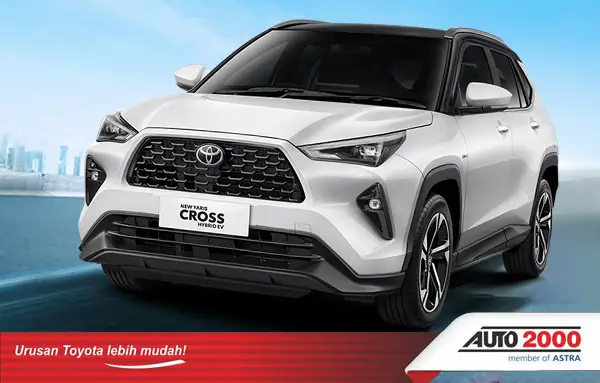 gambar front Yaris Cross G Hybrid EV